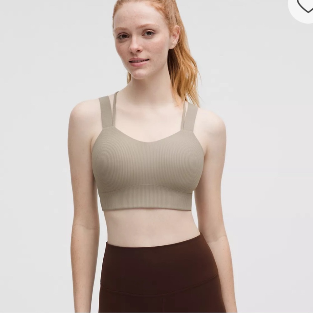Lululemon Lavender Ribbed cloud bra D cup size 8